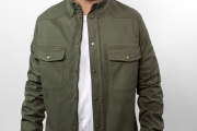 Koszula John Doe Motoshirt oliwkowa JDL5007