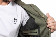 Koszula John Doe Motoshirt oliwkowa JDL5007