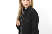 Koszula John Doe Motoshirt damska czarna JDL8002-1